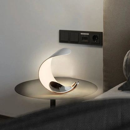 Moderne Curve TafelLamp Elegant Gebogen LED Designlamp