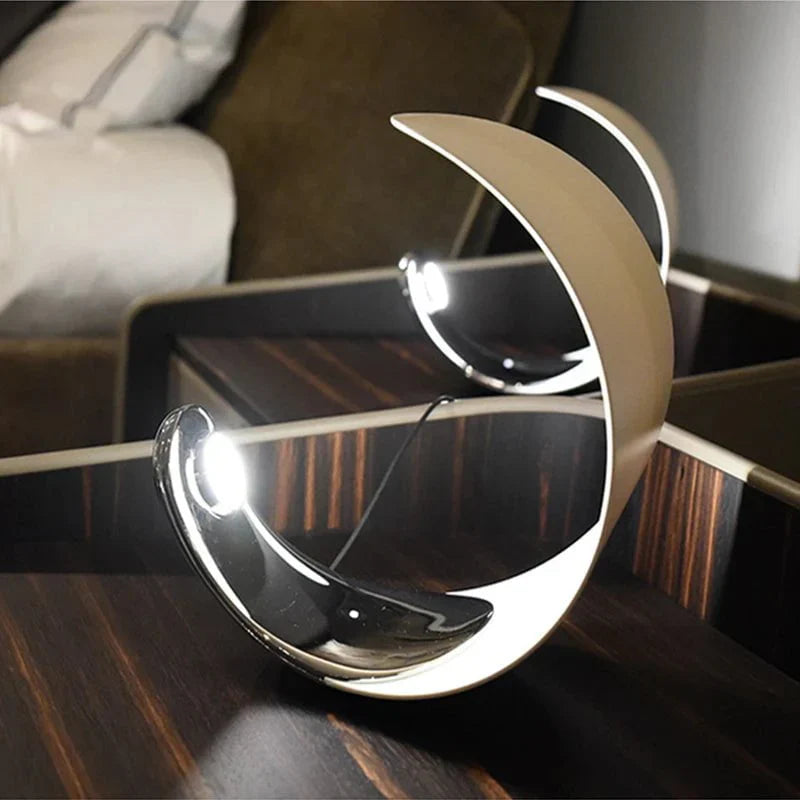 Moderne Curve TafelLamp Elegant Gebogen LED Designlamp