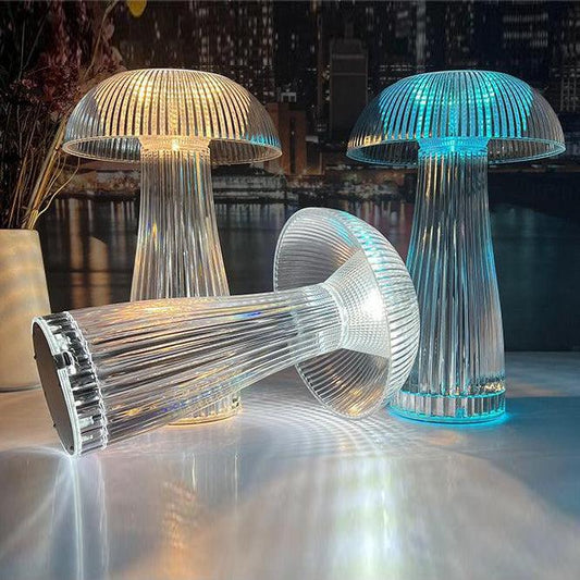 Jellyfish LED Tafellamp met Kleurrijke Dimfunctie