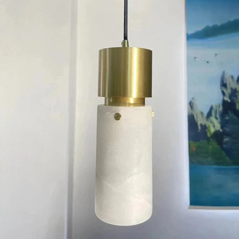 Luxe Koper Hoofd Marmer Design Hanglamp