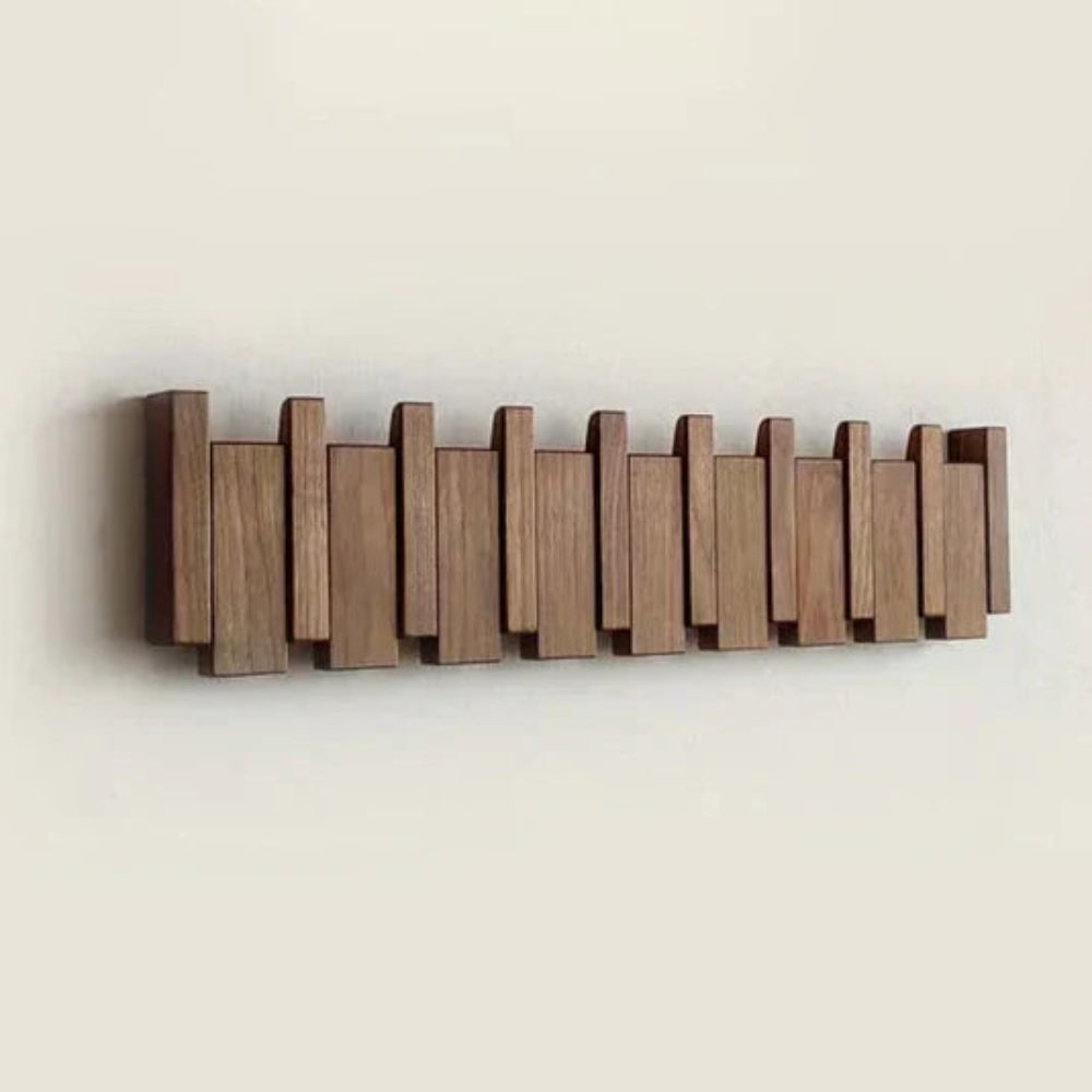 Kapstok Wand Hout Inklapbare Haken Minimalistisch Design