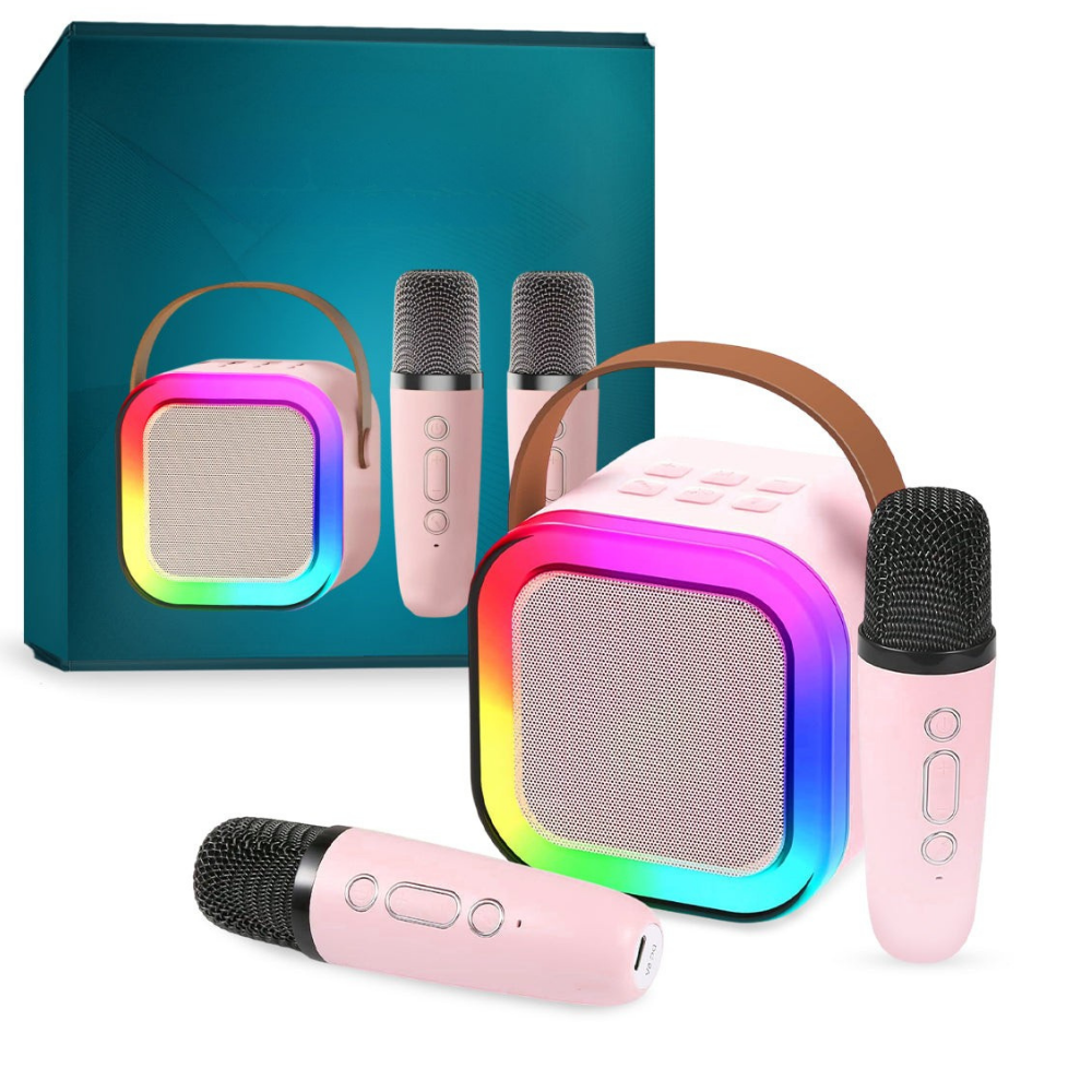 Karaoke Set Bluetooth Draadloos LED Kinderen