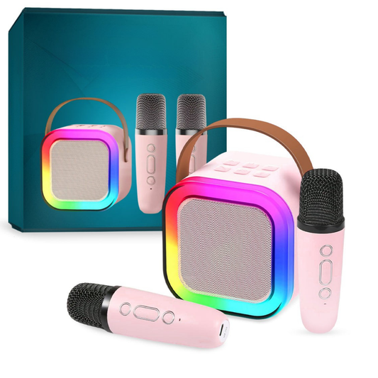 Karaoke Set Bluetooth Draadloos LED Kinderen