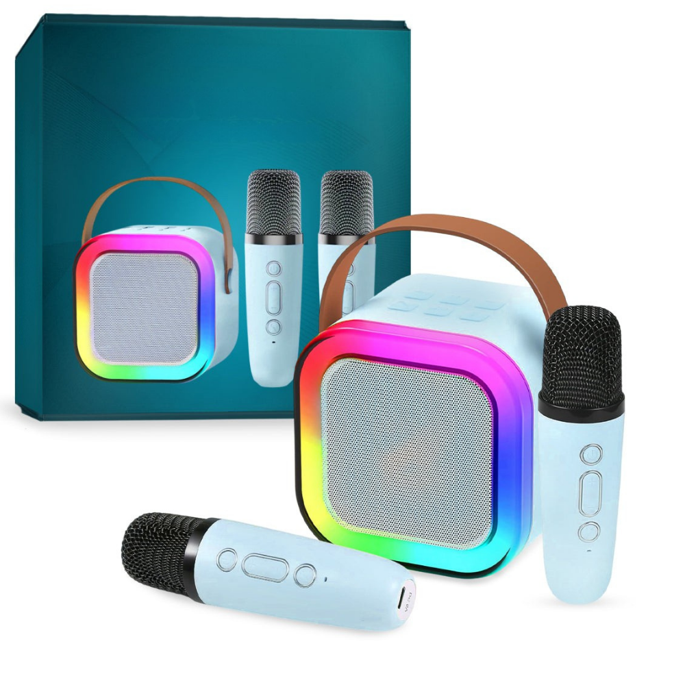 Karaoke Set Bluetooth Draadloos LED Kinderen