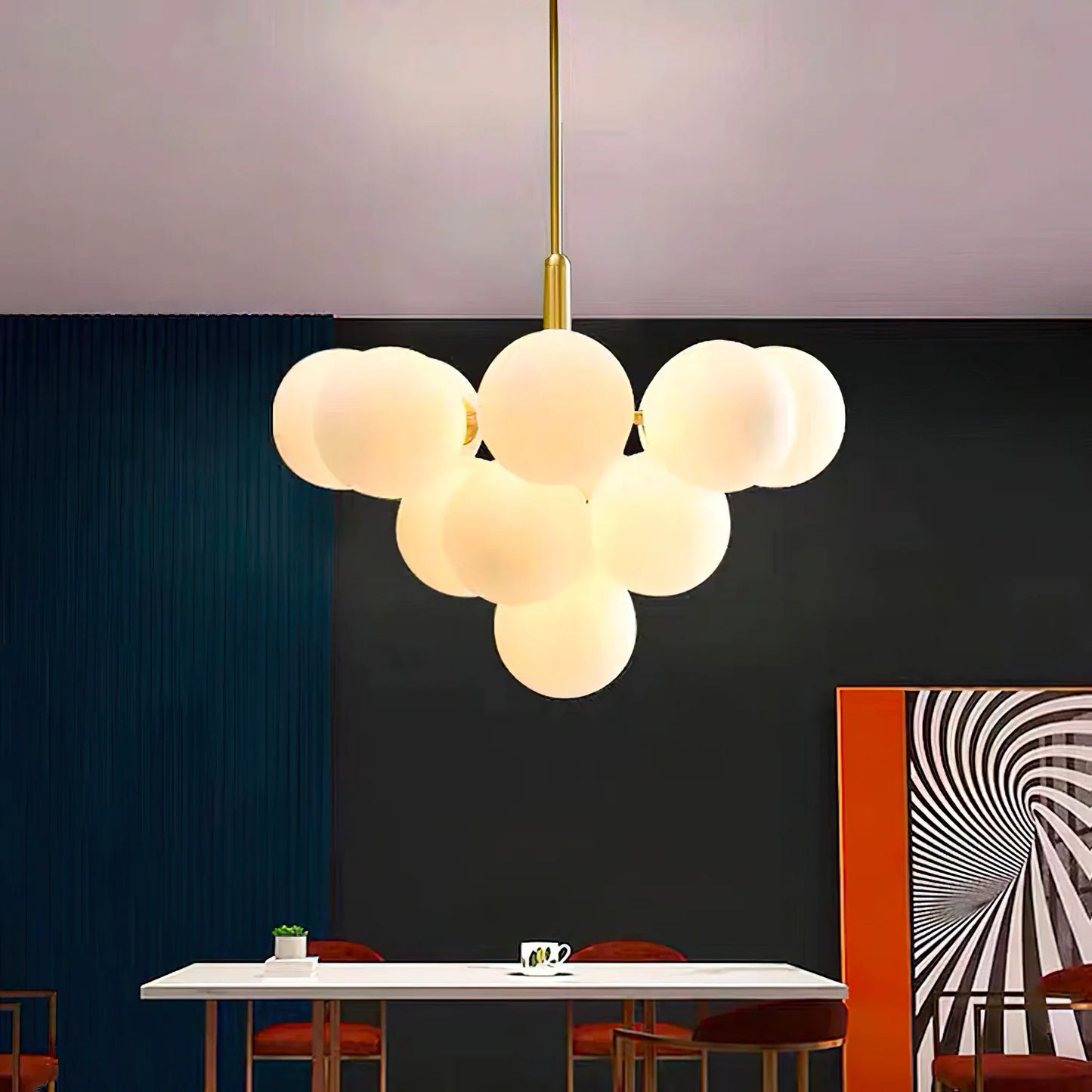 Minimalistisch Lichtkunst Hanglamp met Luxe Afwerking