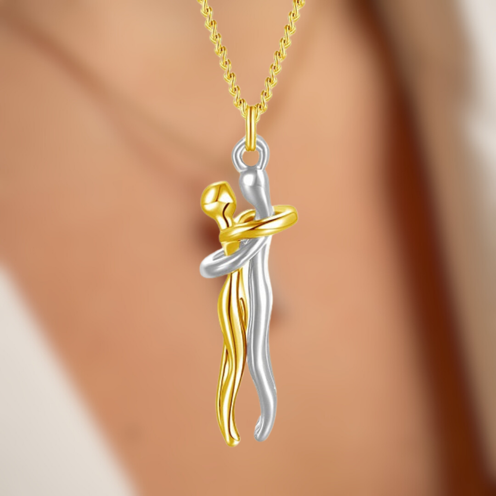 Ketting Koppel Liefdessymbool Roestvrij Staal Sieraad