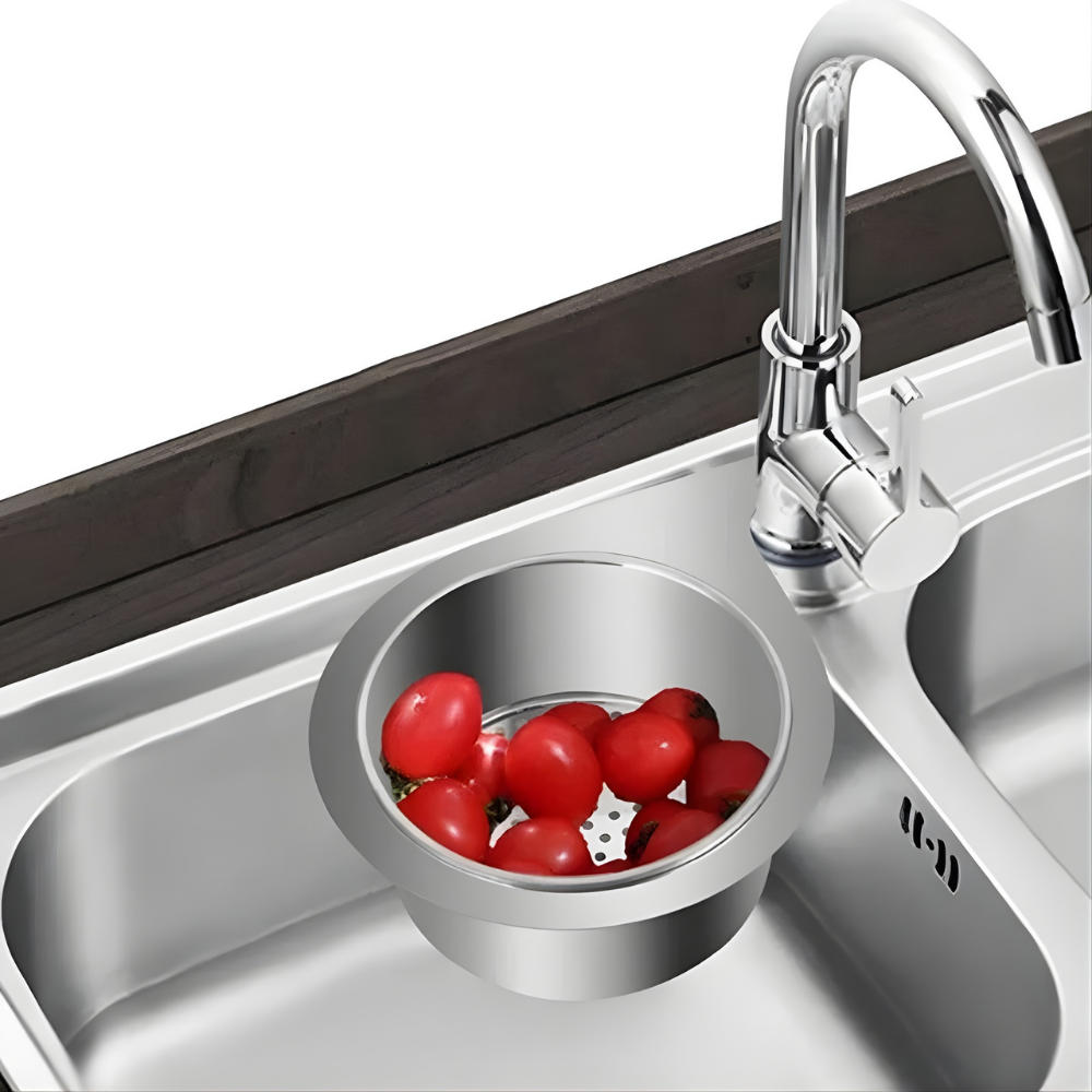 Keuken Accessoires Spoelbak Zeefmand Roestvrij Staal Afvoerfilter