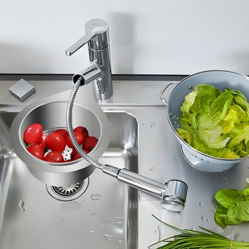 Keuken Accessoires Spoelbak Zeefmand Roestvrij Staal Afvoerfilter