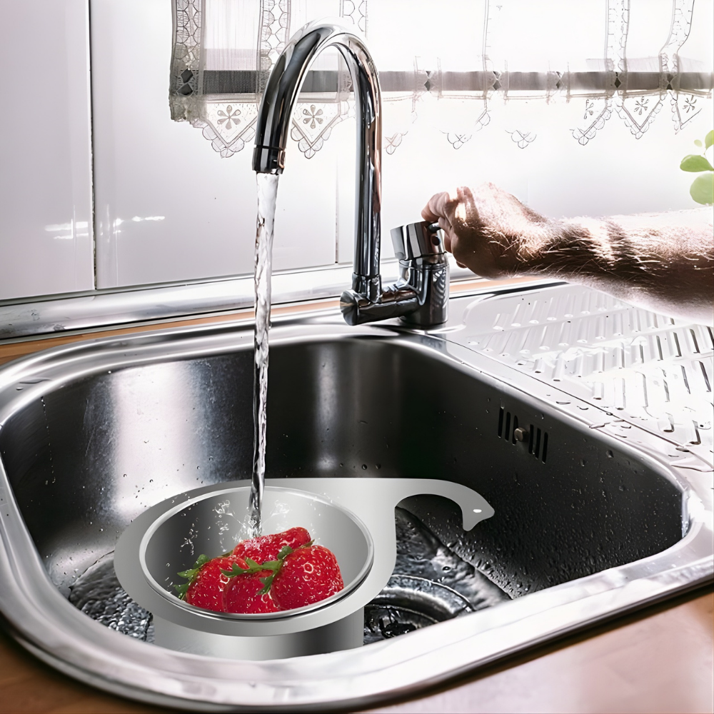 Keuken Accessoires Spoelbak Zeefmand Roestvrij Staal Afvoerfilter