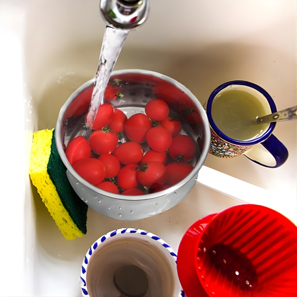 Keuken Accessoires Spoelbak Zeefmand Roestvrij Staal Afvoerfilter