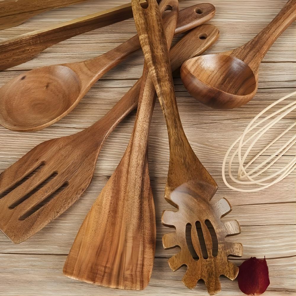 Keukengerei Houten Kookgerei Set
