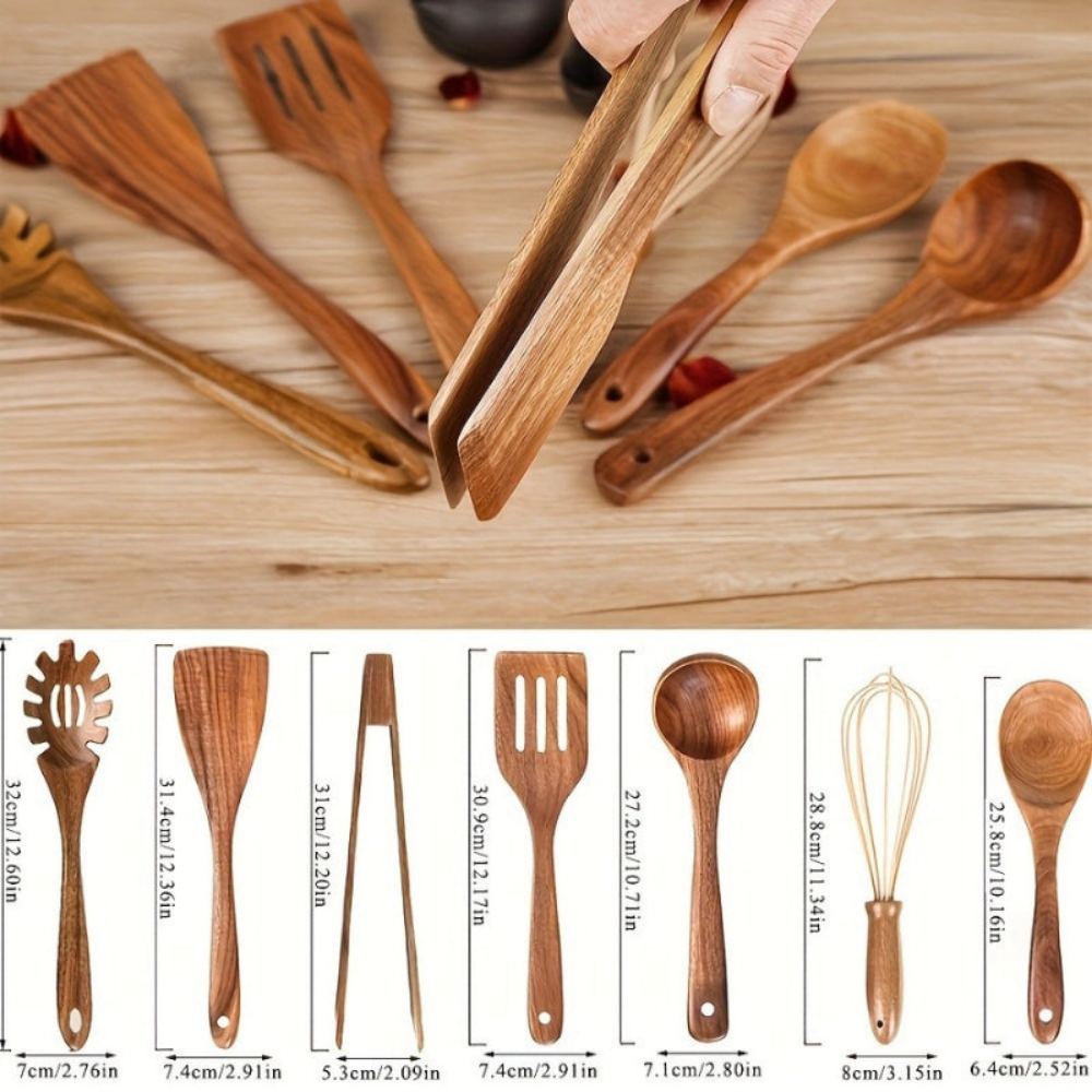 Keukengerei Houten Kookgerei Set