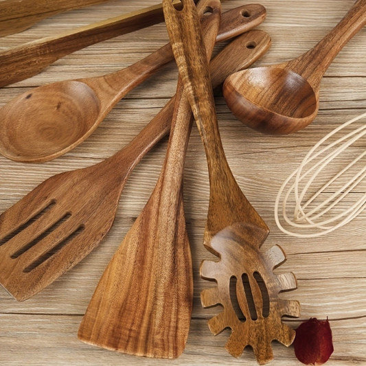 Keukengerei Houten Kookgerei Set