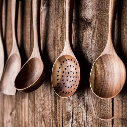 Keukengerei Houten Set Duurzaam Nordic Design Dagelijks Koken
