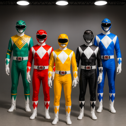 Kinderkostuum Superheld Stretch Jumpsuit Masker Cosplay