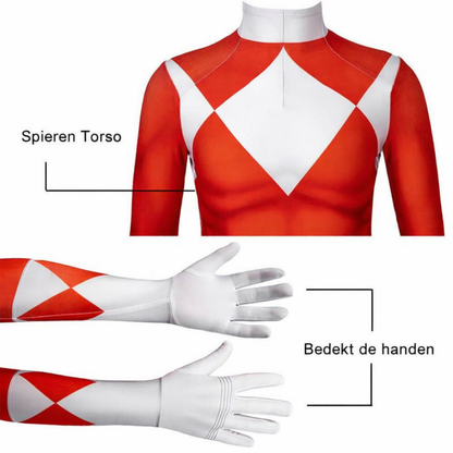 Kinderkostuum Superheld Stretch Jumpsuit Masker Cosplay