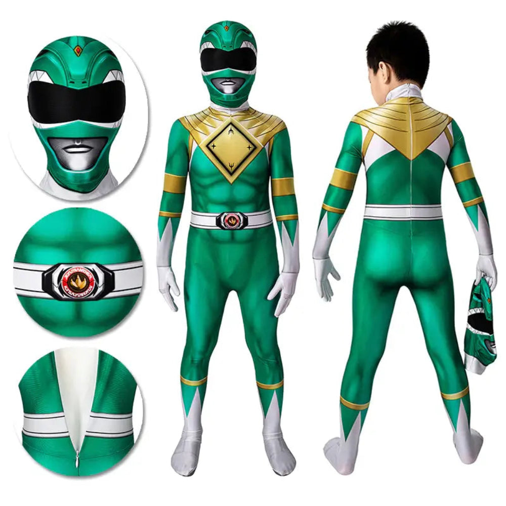 Kinderkostuum Superheld Stretch Jumpsuit Masker Cosplay