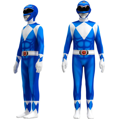Kinderkostuum Superheld Stretch Jumpsuit Masker Cosplay