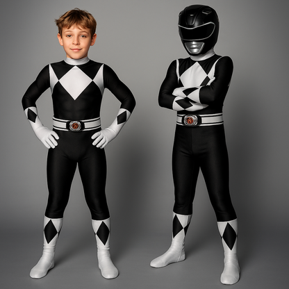 Kinderkostuum Superheld Stretch Jumpsuit Masker Cosplay