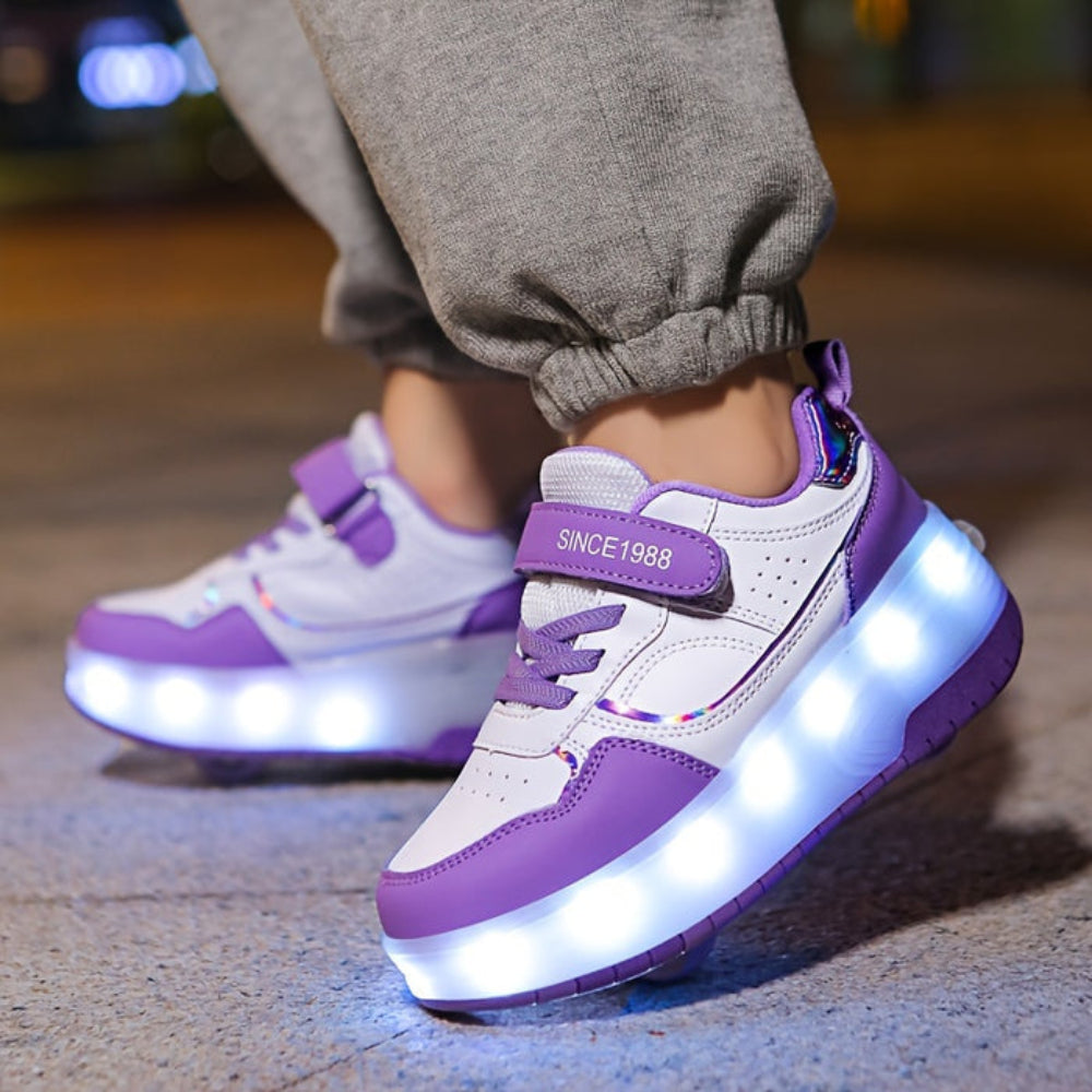 Kinderschoenen Roller Sneakers LED Lichtgevende Wielen