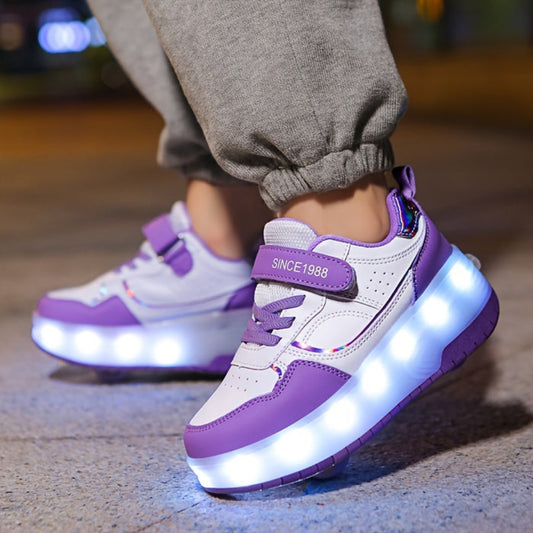 Kinderschoenen Roller Sneakers LED Lichtgevende Wielen