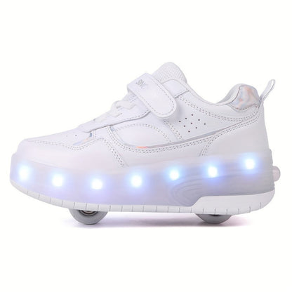 Kinderschoenen Roller Sneakers LED Lichtgevende Wielen