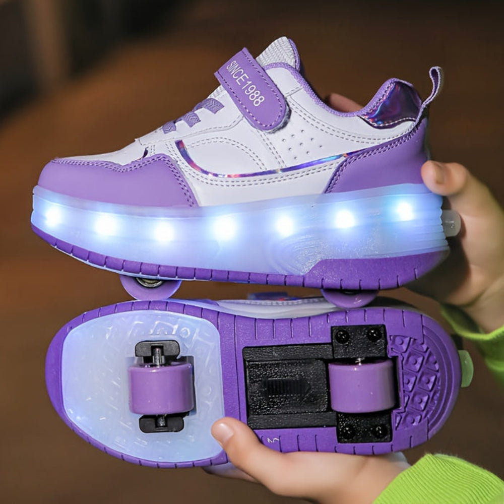 Kinderschoenen Roller Sneakers LED Lichtgevende Wielen