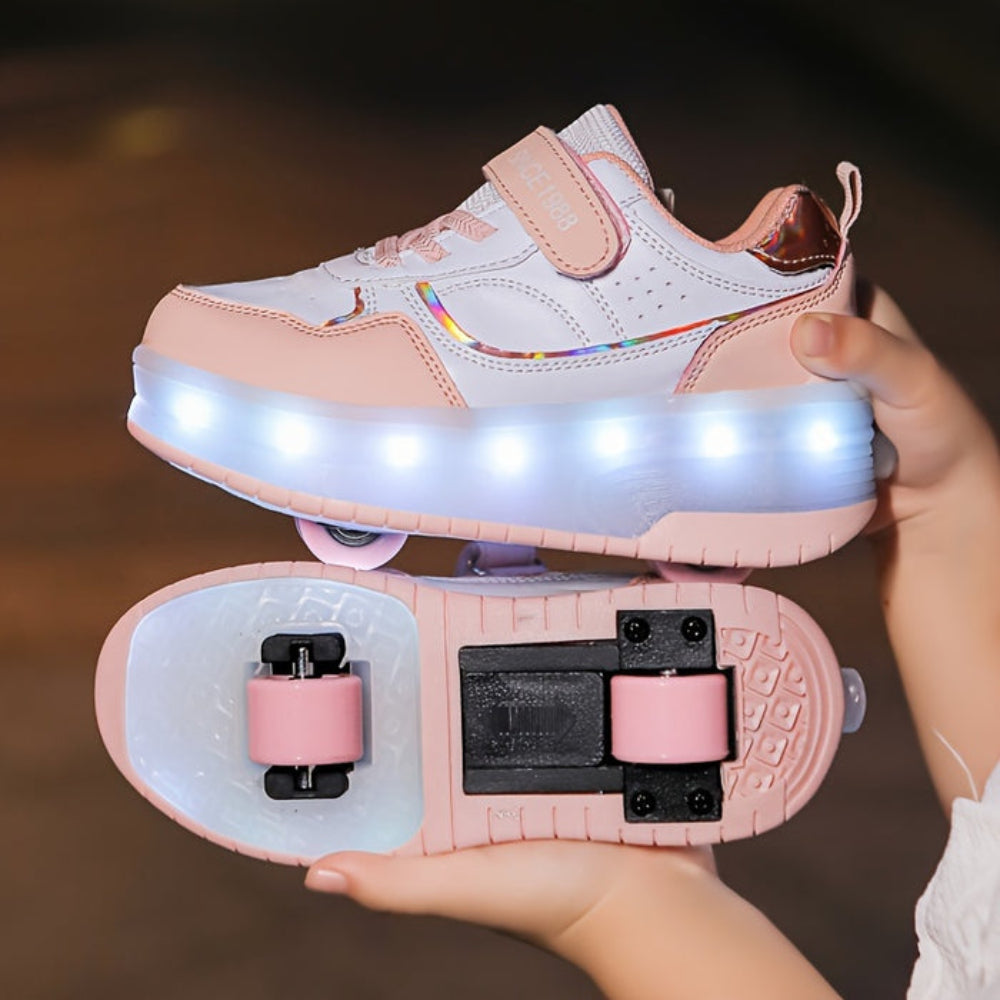 Kinderschoenen Roller Sneakers LED Lichtgevende Wielen