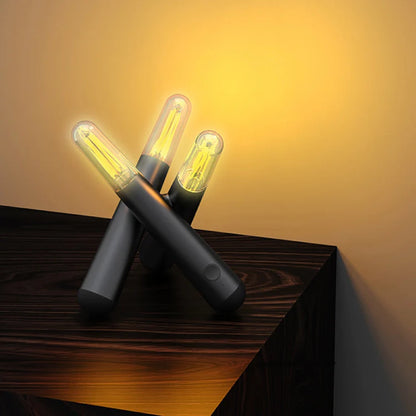 Kinetische LED Tafellamp met Draadloze Rotatie