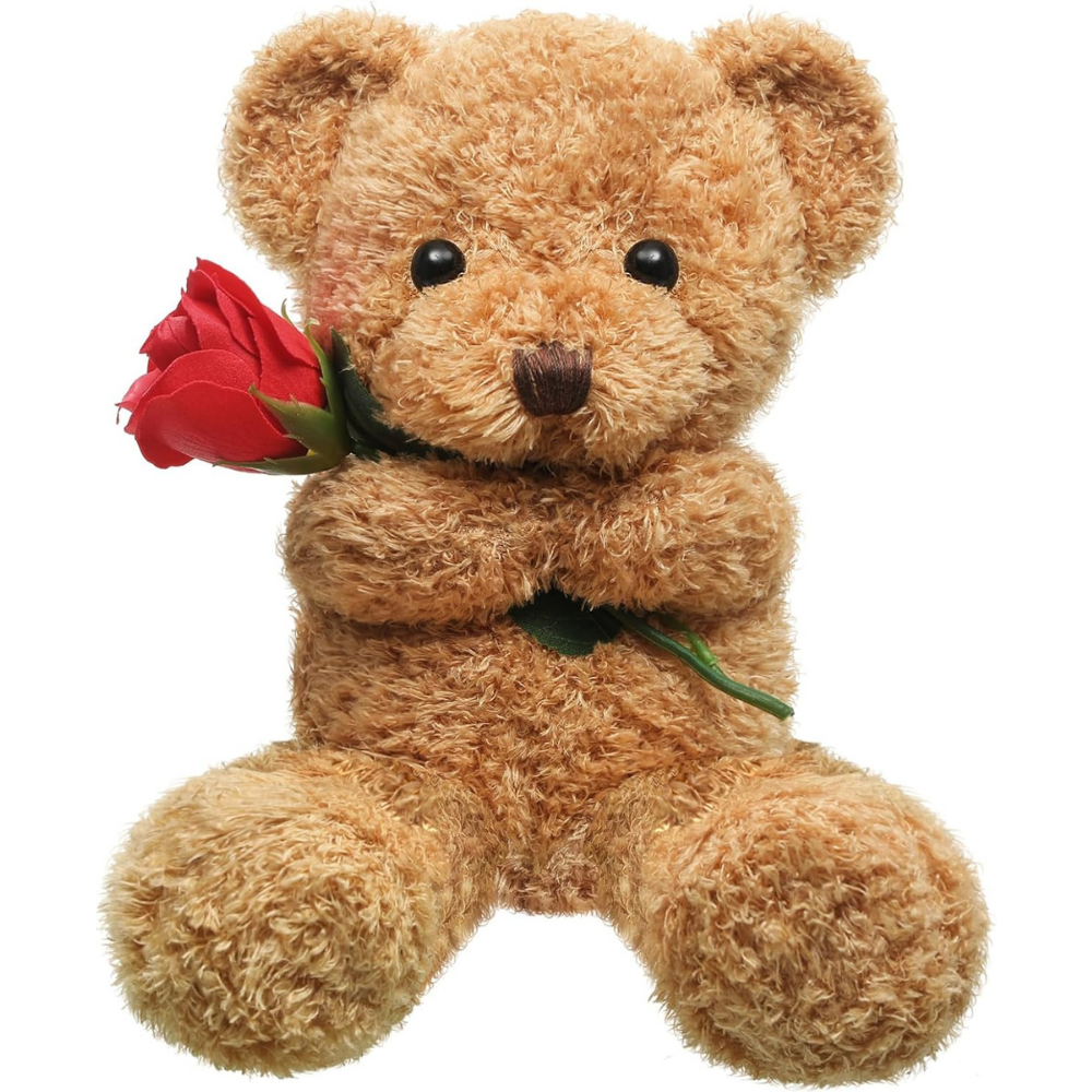 Knuffel Rozenbeer Zachte Pluche Cadeau Romantische Gelegenheden