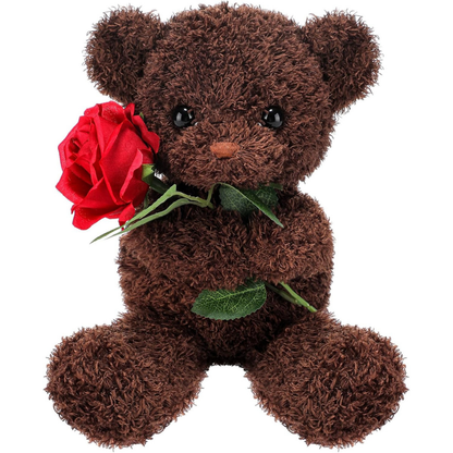Knuffel Rozenbeer Zachte Pluche Cadeau Romantische Gelegenheden
