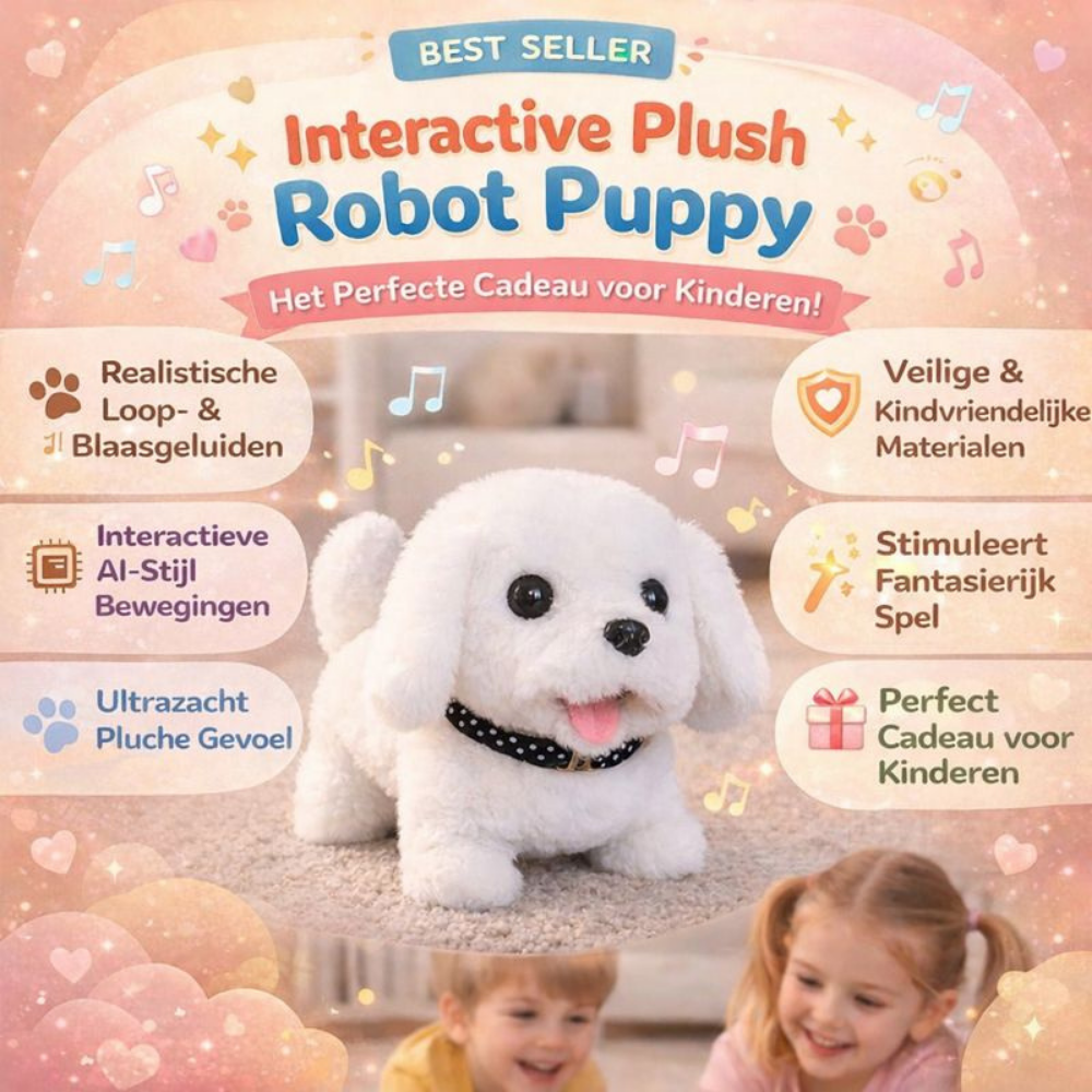 Knuffelhond Interactief Robot Speelgoed Realistische Puppy