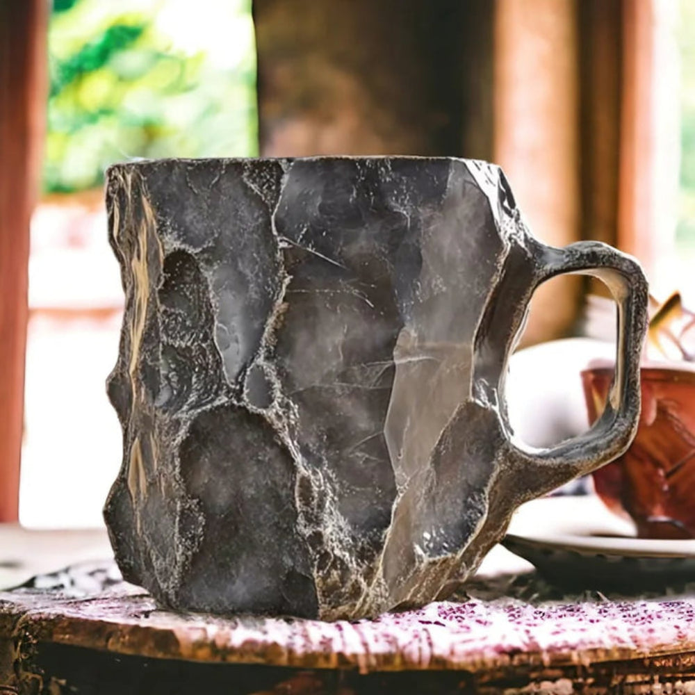 Koffiemok Keramiek Kristal Design Handgemaakt voor Warme Dranken