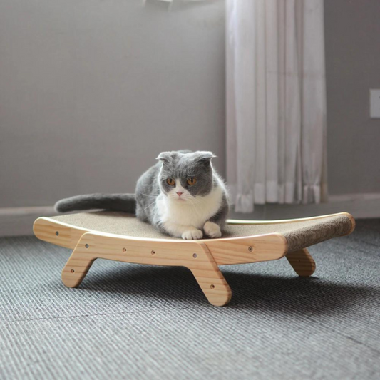 Krabpaal Kat Hout Ergonomisch Krabplank Fitness