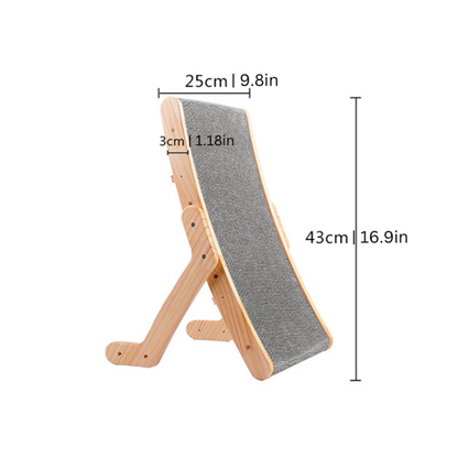Krabpaal Kat Hout Ergonomisch Krabplank Fitness