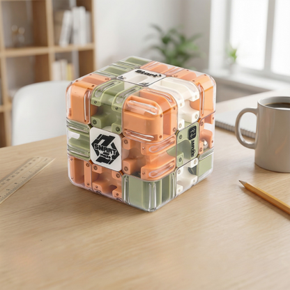 Educatief Speelgoed 3D Labyrint Kubus Logisch Puzzelspel Onderweg