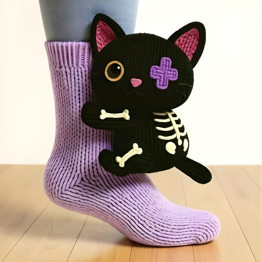 Kuschelsokken Unisex Warm Antislip 3D Dierdesign