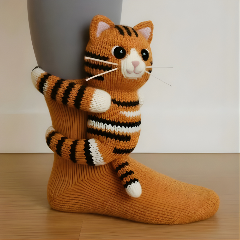 Kuschelsokken Unisex Warm Antislip 3D Dierdesign