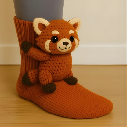 Kuschelsokken Unisex Warm Antislip 3D Dierdesign