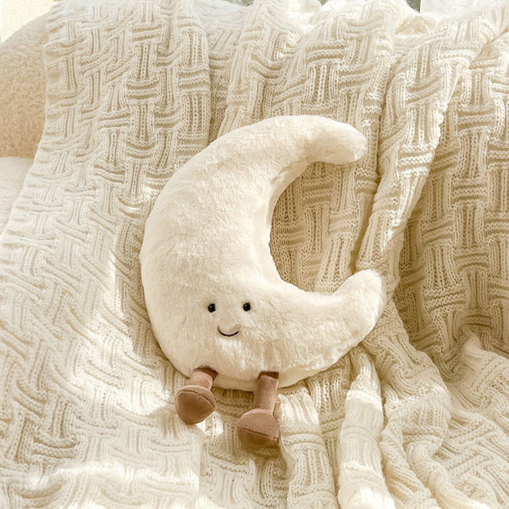 Kussen Pluche Zon Maan Zacht Decoratief Slaapkamer Kinderkamer