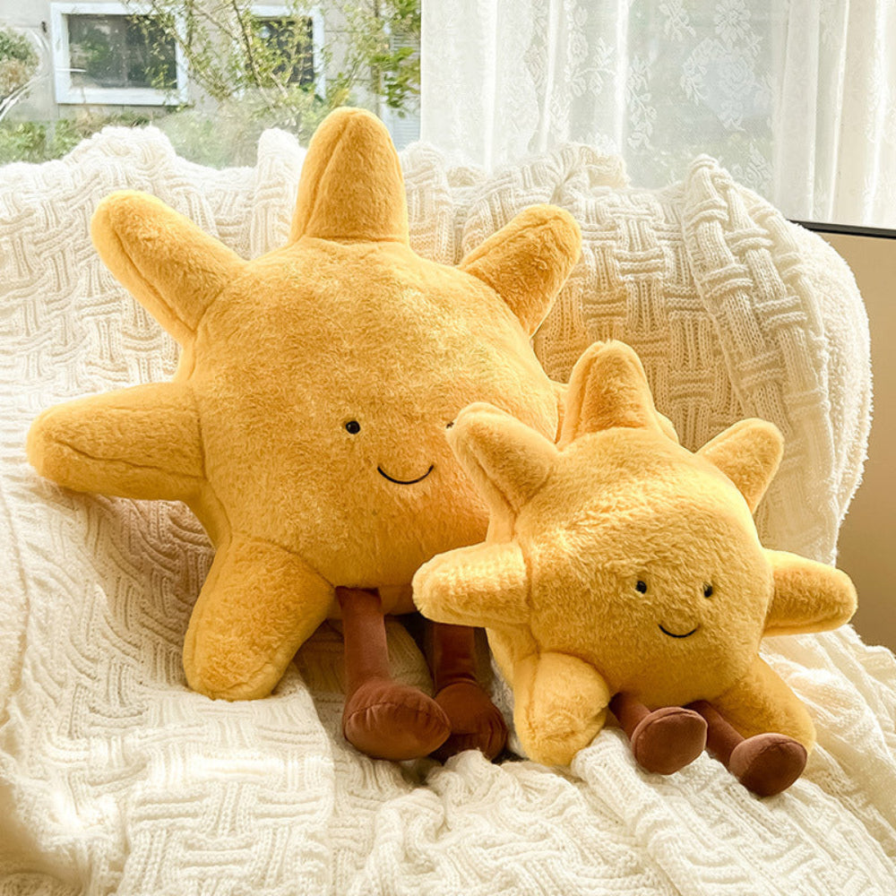 Kussen Pluche Zon Maan Zacht Decoratief Slaapkamer Kinderkamer