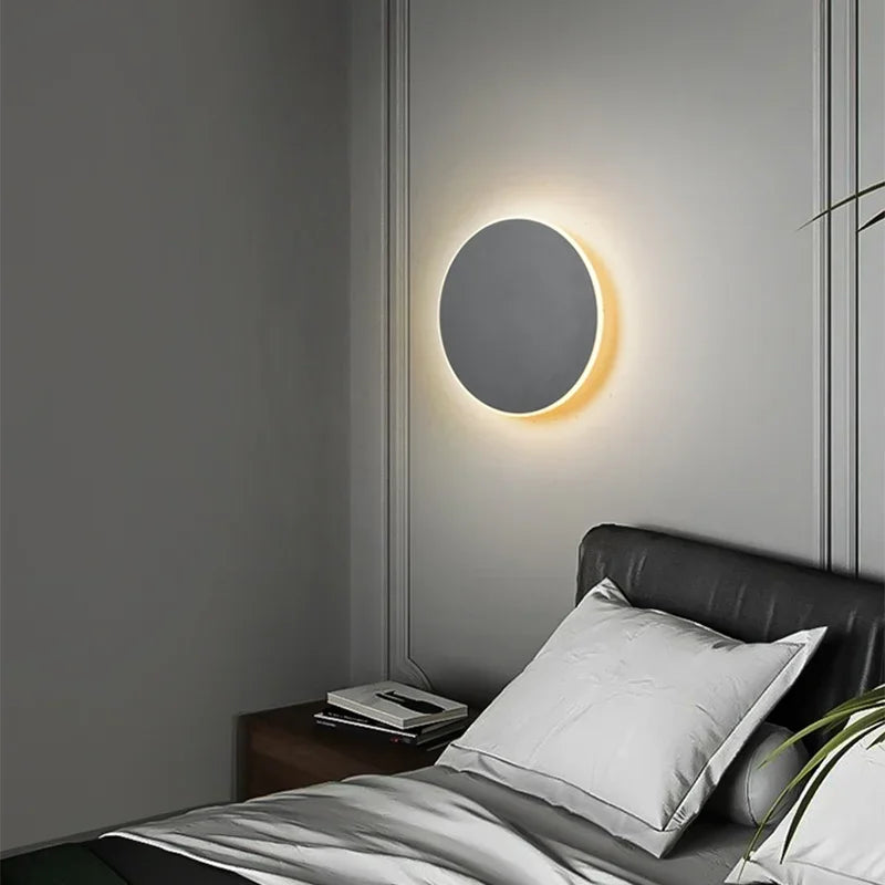 Moderne Scandinavische Ronde LED Sensor Wandlamp