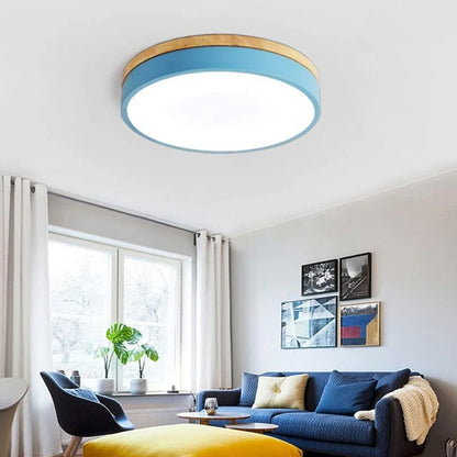 Plafondlamp LED Hout Acryl Moderne Slaapkamer Verlichting