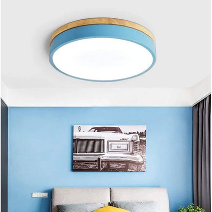Plafondlamp LED Hout Acryl Moderne Slaapkamer Verlichting