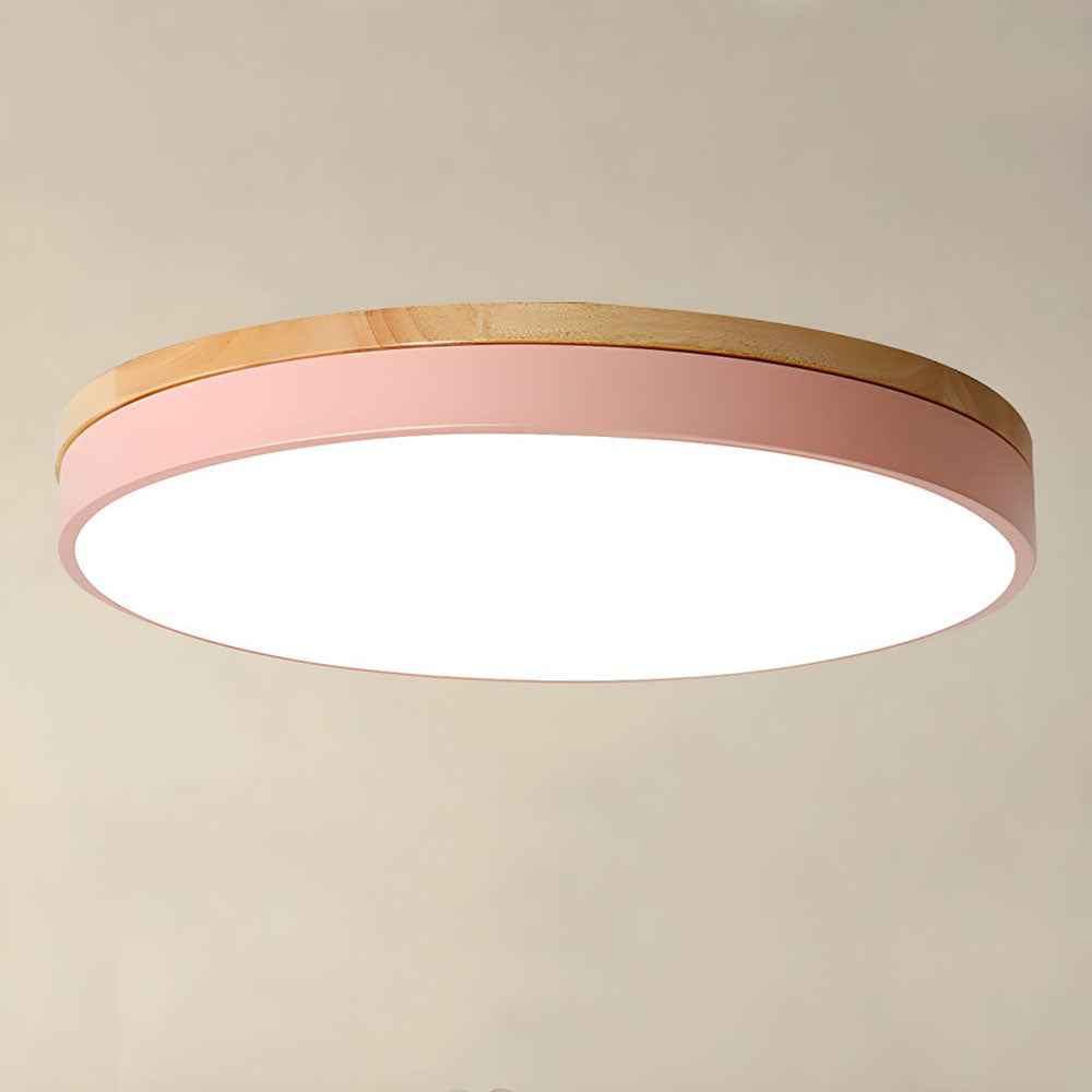 Plafondlamp LED Hout Acryl Moderne Slaapkamer Verlichting