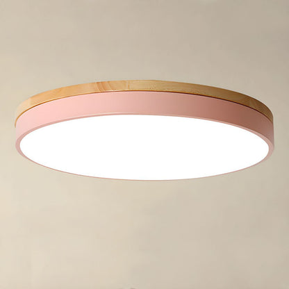 Plafondlamp LED Hout Acryl Moderne Slaapkamer Verlichting
