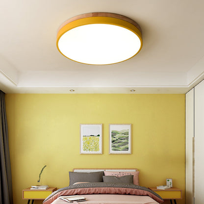 Plafondlamp LED Hout Acryl Moderne Slaapkamer Verlichting