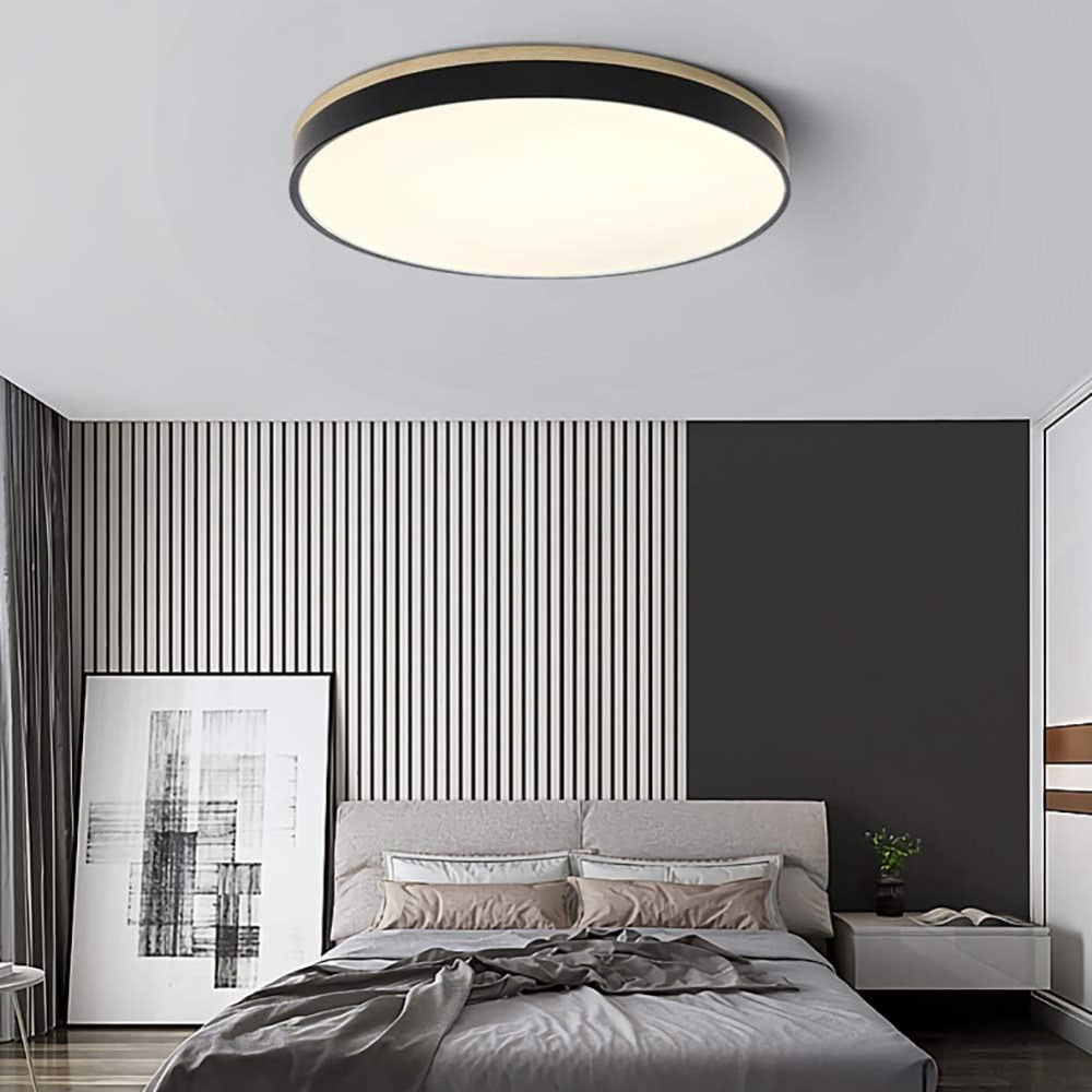 Plafondlamp LED Hout Acryl Moderne Slaapkamer Verlichting