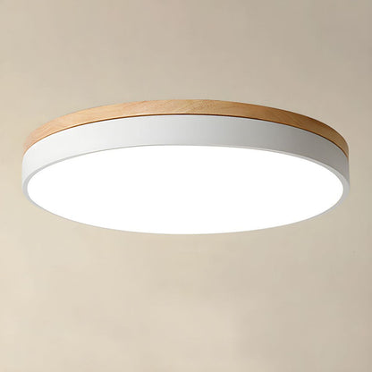 Plafondlamp LED Hout Acryl Moderne Slaapkamer Verlichting
