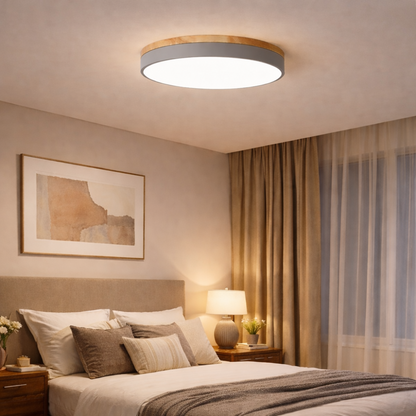 Plafondlamp LED Hout Acryl Moderne Slaapkamer Verlichting